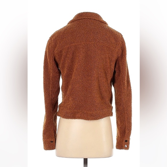 Shinestar Fuzzy Moto Jacket Size Small - Picture 2 of 2